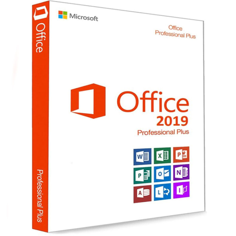 Microsoft Office 2019 Pro Plus 32/64 Bit Lifetime Warranty Genuine Key